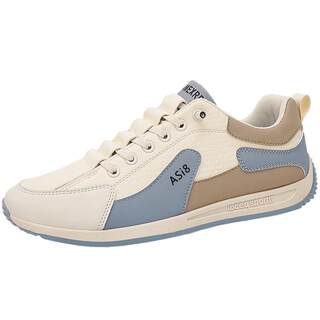 One-leg men's shoes winter leather waterproof forrest sneakers casual sports soft sole increased running small white bean shoes