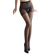Admire sexy lingerie with open crotch no need to take off and tear off black stockings passionate temptation flirting in bed plus size women 7305