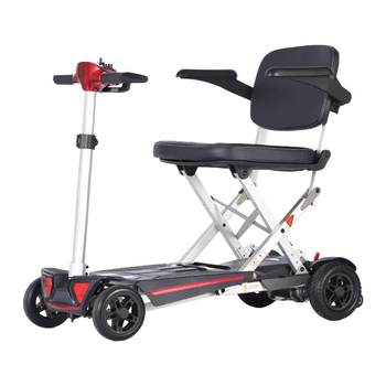 Intelligent folding electric wheelchair for elderly people