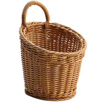 Wall-mounted storage basket student dormitory imitation rattan wall-mounted basket