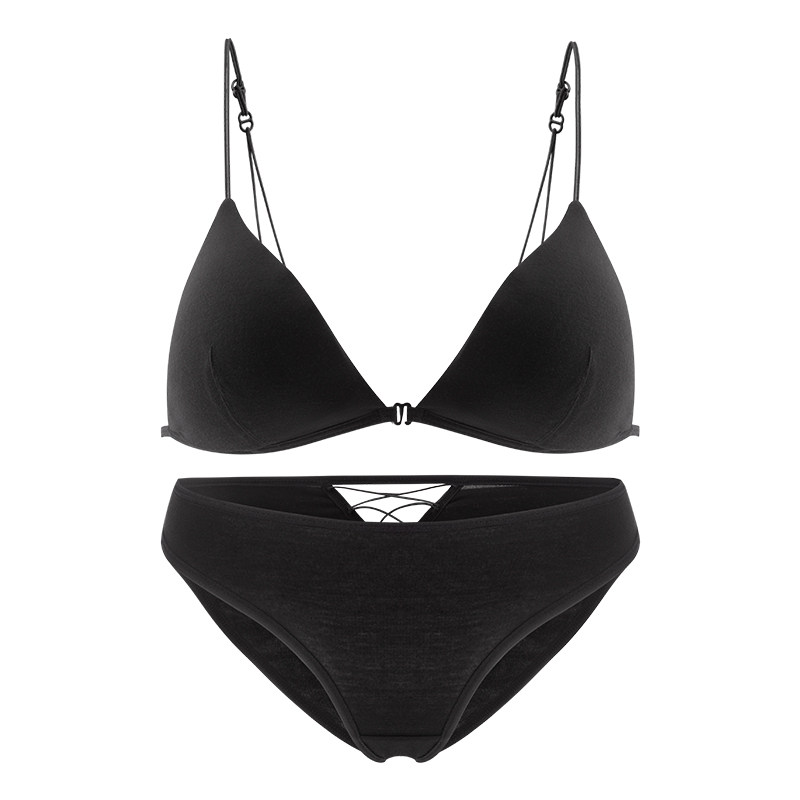 Hot sexy small breast button underwear