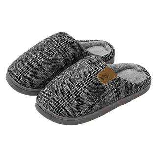 棉拖鞋男款大码秋冬季2025新款室内家居保暖防滑软底毛绒居家棉拖