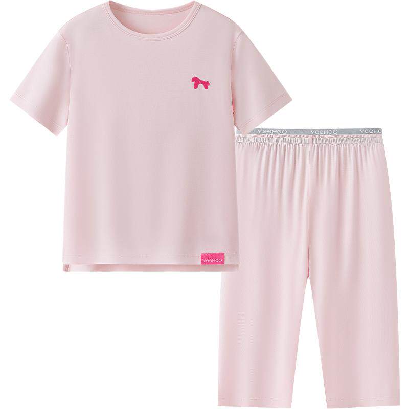 Yingshi Snowskin Children's Pajamas Modal Mulberry Silk