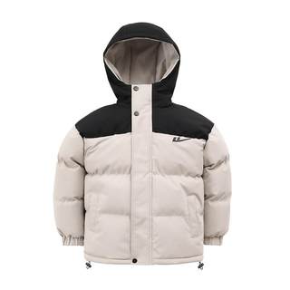 Pull back boys 2025 velvet thickened warm cotton jacket