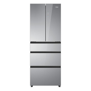 20% subsidy haier refrigerator 425 liter glass zero embedded french five-door first-class energy efficiency home flagship store