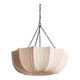 Wabi-sabi style fabric lamps French medieval chandelier American style