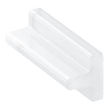 Invisible cabinet door drawer handle push-pull glass door and window sliding door punch-free wardrobe handle cabinet door transparent handle