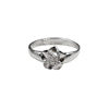 Xie's Silversmith Sterling Silver Flower Open Adjustable Ring