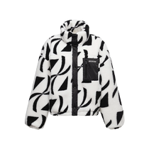 Bosideng 2023 new style printed imitation lamb down jacket for men and women for couples autumn and winter jacket B30135704