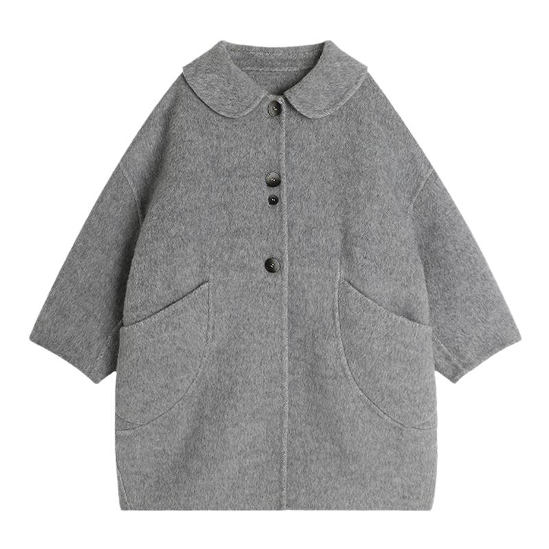 New children's versatile mid-length coat