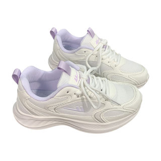 回力轻便软底透气运动鞋女冬季加绒百搭保暖原创白色老爹鞋女减震