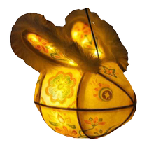 Mid-Autumn Festival Lantern New Children Handmade Diy Rabbit Flowers Light Hand Ancient Wind Bamboo Weaving Palace Lantern Hanging Decoration 2368