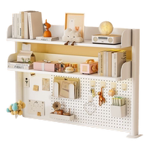 Xiaoyun desktop hole storage rack punched learning student desk vertical partition table bookshelf finishing storage rack