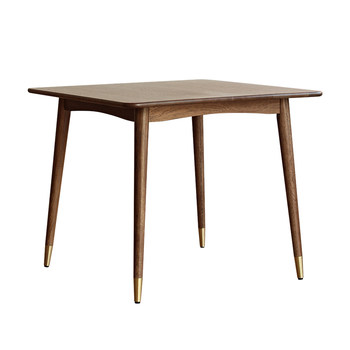 Nordic oak small apartment square dining room