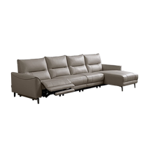 Chivas first class leather electric functional straight living room sofa zero wall modern minimalist furniture 30276
