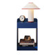 Home bedroom movable creative wrought iron bedside table