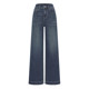 SIINSIIN jeans ຂາກ້ວາງຂອງແມ່ຍິງ trousers ຊື່