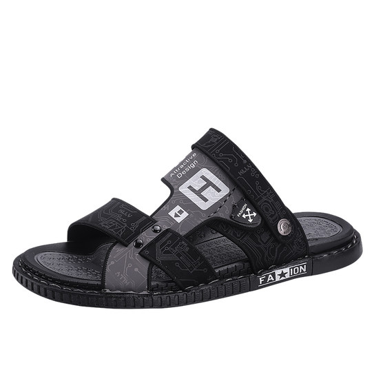 Sandals for men summer 2025 new outer wear non-slip men's beach sandals and slippers for sports and leisure outdoor driving dual use