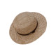 Stylish and elegant pure raffia summer sun hat