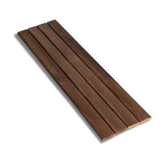 Carbonized wood floor courtyard door grape rack anti-corrosion wood