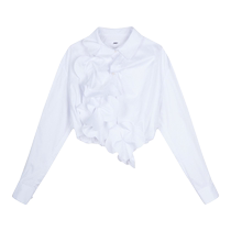 (Same style in shopping malls) JNBY Jiangnan Buyi 24 summer new shirt loose three-dimensional decoration 5O4211550