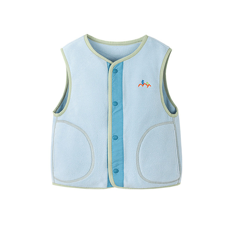 Mini Bala children's polar fleece vest double sided fleece