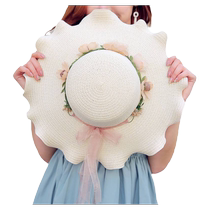 Trendy Hat Womens Summer Straw Hat Korean Style Student Sun Hat Summer Sun Hat Cool Hat 2024 Beach Hat 2024