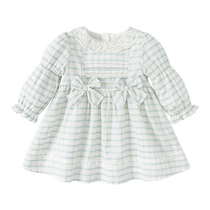 David Bella childrens clothing girls dress 2024 new autumn baby princess dress little girl fashionable dress