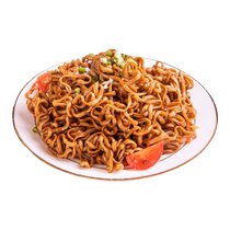 Buckwheat scallion oil noodles instant noodles low 0 non-sugar-free fat with seasoning package Qiao wheat whole wheat flour cake light 1091