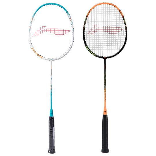 Ракетка для бадминтона Li Ning сверхлегкая и прочная для студентов и взрослых.