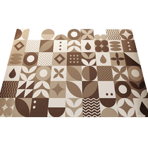 Entrance door mat door mat new leather wipeable washable floor mat PVC cuttable entrance carpet 2556
