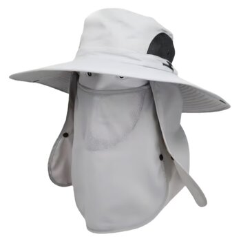 Sun protection hat for men and women outdoor breathable mask with large brim