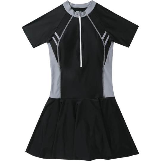 泳衣女士新款连体2025爆款性感学生保守大码泡温泉游泳馆专用泳装