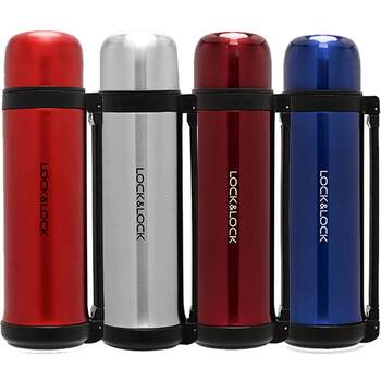 Locknlock Comfortable Insulated Cup 304 Stainless Steel Large Capacity Outdoor Sports Portable Simple Cold-Keeping Student Male