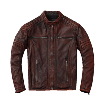 Motorcycle top layer cowhide trendy genuine leather