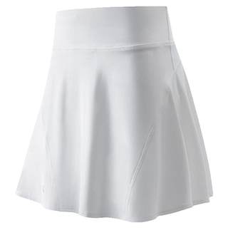 Keep假两件防走光羽毛球网球健身运动短裙女透气半身裙女纯色百搭