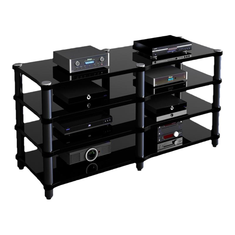 Shock absorber amplifier rack speaker cabinet metal column placement rack