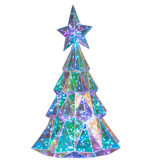 Iceland spruce small illuminated christmas tree gift