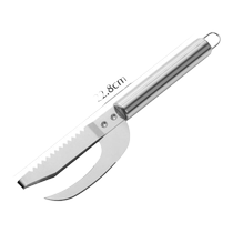 Fish scale scraping artifact household fish scale removal device special scale brush for killing fish fish belly knife fish scale planer 1102