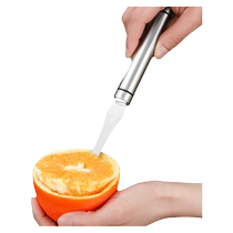 Open orange artifact 304 stainless steel new type of peeling and cutting navel orange peeling knife grapefruit flesh peeling and scraping fruit tool