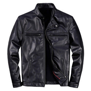 Percool trendy brand fashionable sheepskin leather jacket