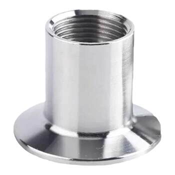 304 Stainless Steel Quick-Connect Internal Thread Fitting, Sanitary Grade Internal Thread Chuck End Quick-Opening Threaded Internal Connector 1inch 4-Point