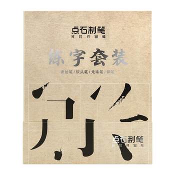 Dianshi beauty pen soft tip black calligraphy small regular script