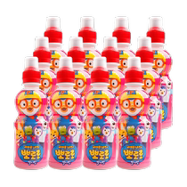 Bolele childrens juice drink strawberry flavor 235ml*12 multi-bottle Korean imported Porolu juice drink