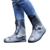 Rain shoe covers for women in spring and autumn waterproof anti-slip rain-proof shoes for outer wear silicone thickened wear-resistant foot covers rain boots for men on rainy days