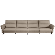 New product Gujia Home Italian light luxury modern simple large sitting deep ecological cloud leather home living room cloth sofa 2163