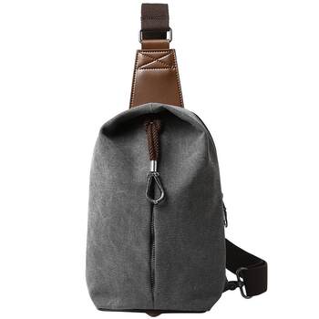 Men's personalized sports retro canvas mini chest bag