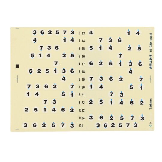 Guitar digital score scale sticker guitar fingerboard accessories