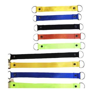 Canvas webbing buckle decorative cloth strip height adjustment strip S hook commercial hook canvas strip S hook metal ring
