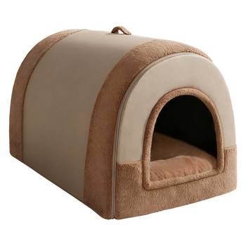 Dog house warm in winter closed dog house removable and washable
